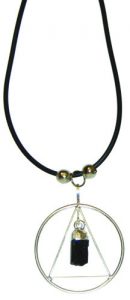 Triangle with Tourmaline