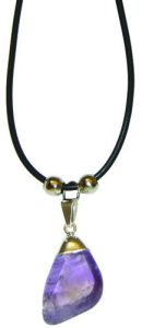 Tumbled Amethyst Pendant