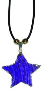 Dyed Agate Druze Star