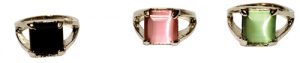 Square Catseye Rings