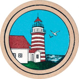 Lighthouse Red & White