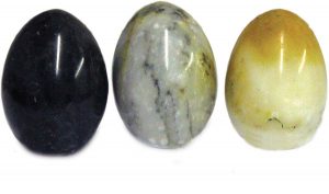 Natural Marble Eggs - Medium