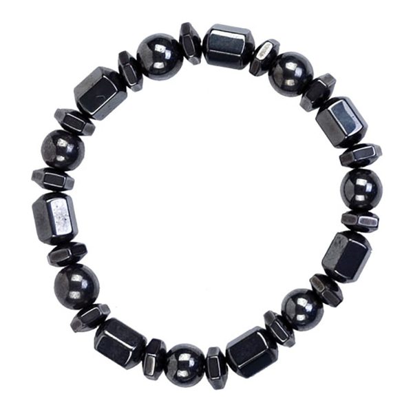 Hematite Bracelet/Assorted Bead Shapes