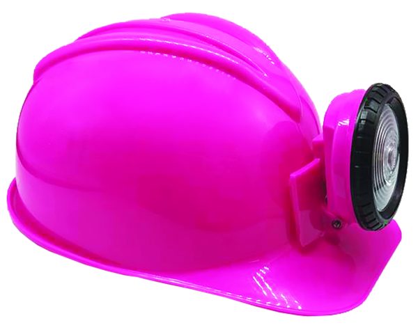 Pink helmet